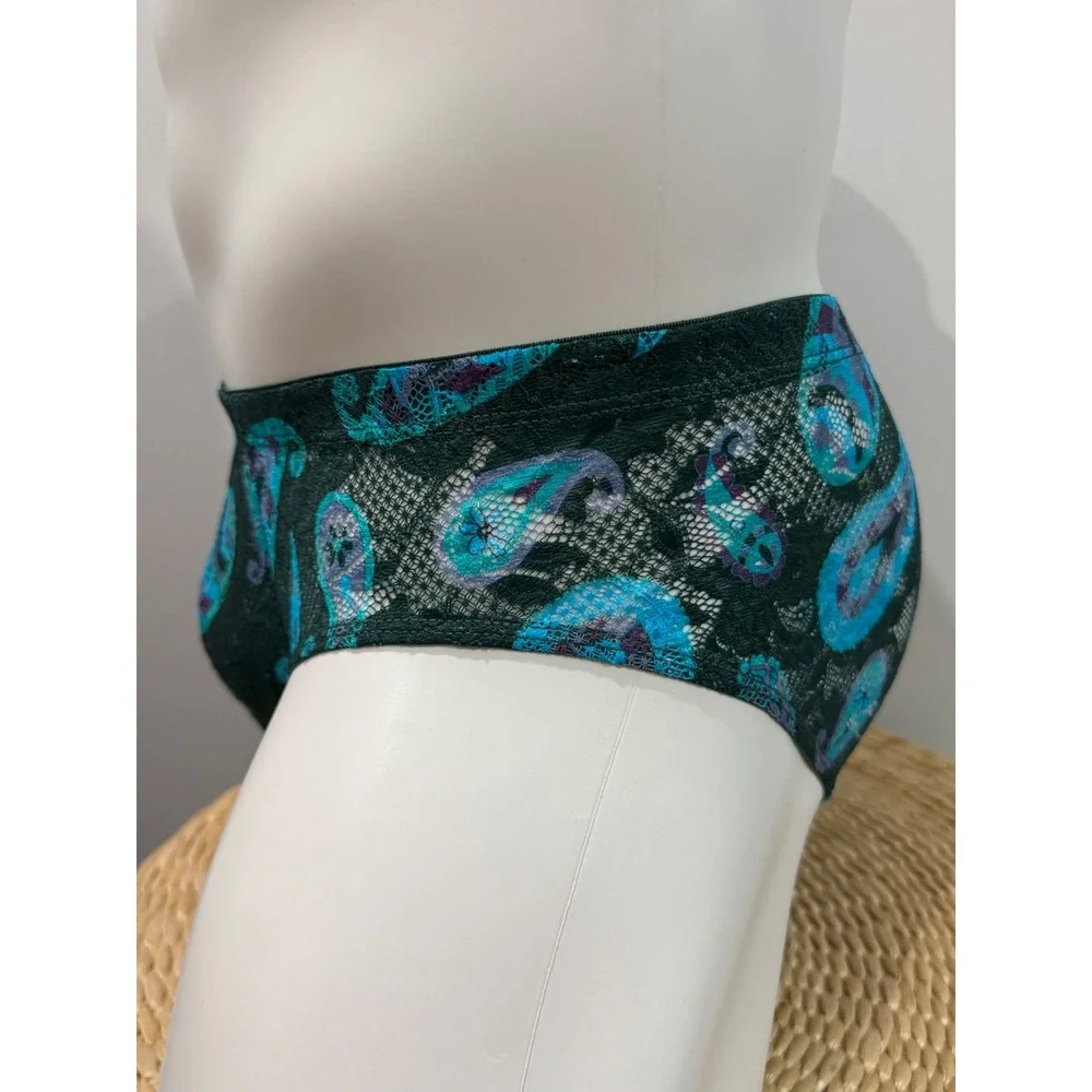 Cosabella Never Say Never Comfort Micro Brief Congo Paisley Lace Men's Size S